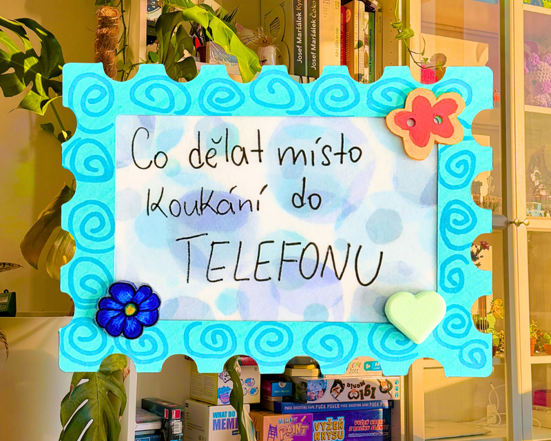 Co dělat místo koukání do telefonu: sada k vybarvování