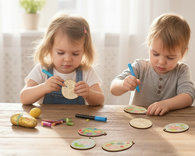 Tvoření s dětmi na Velikonoce