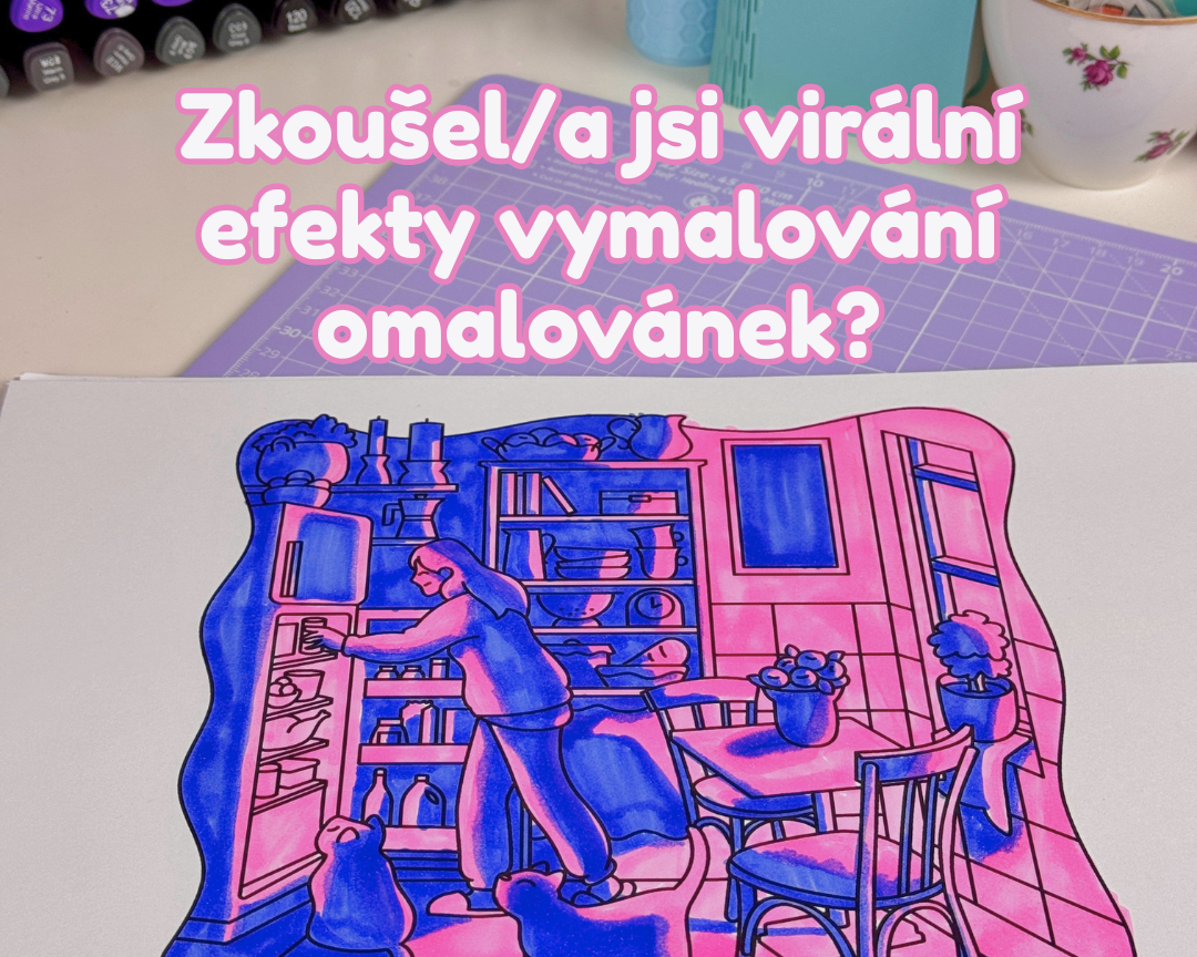 Techniky vybarvování omalovánek, které teď frčí