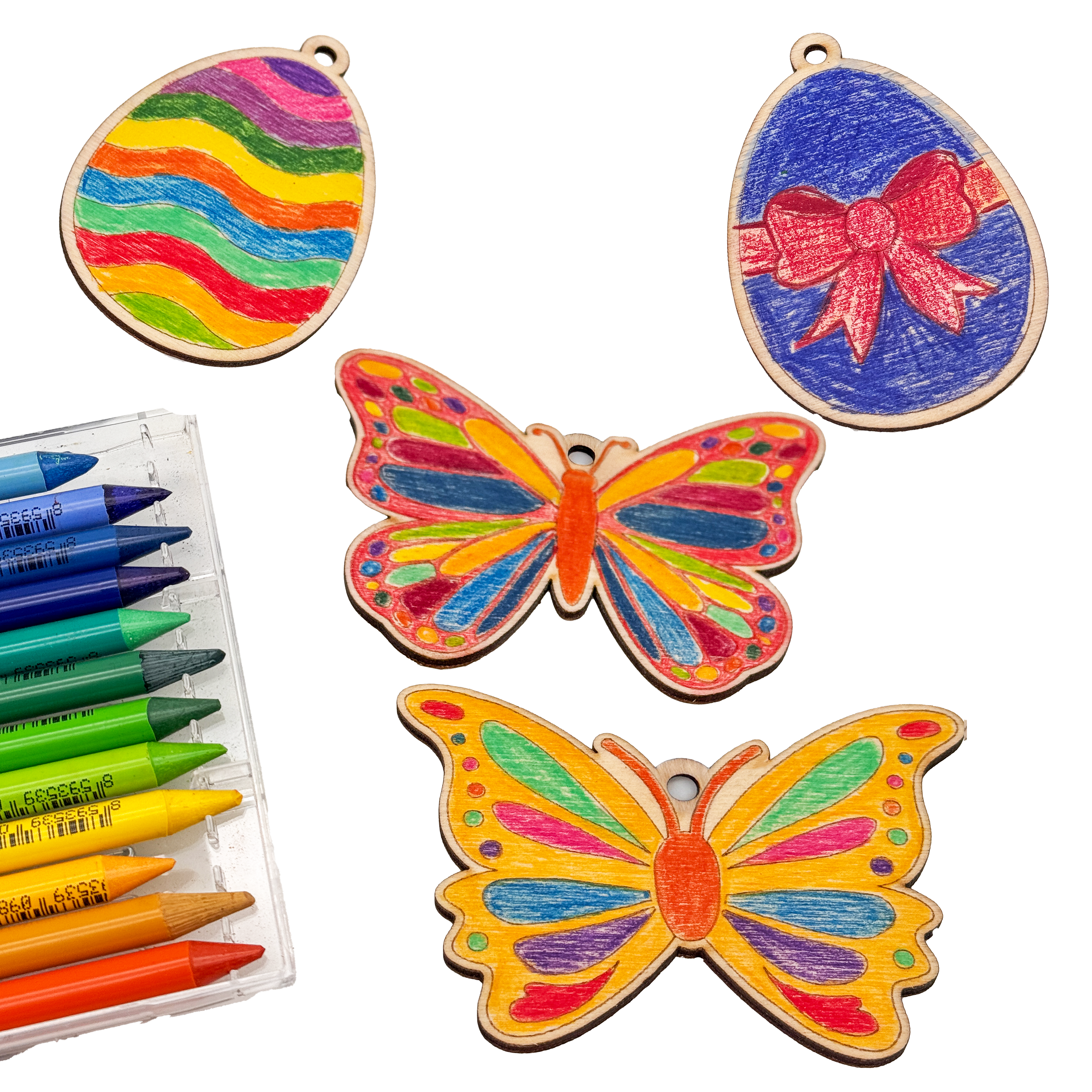 Dřevěné omalovánky jsou skvělý dárek pro děti místo sladkostí