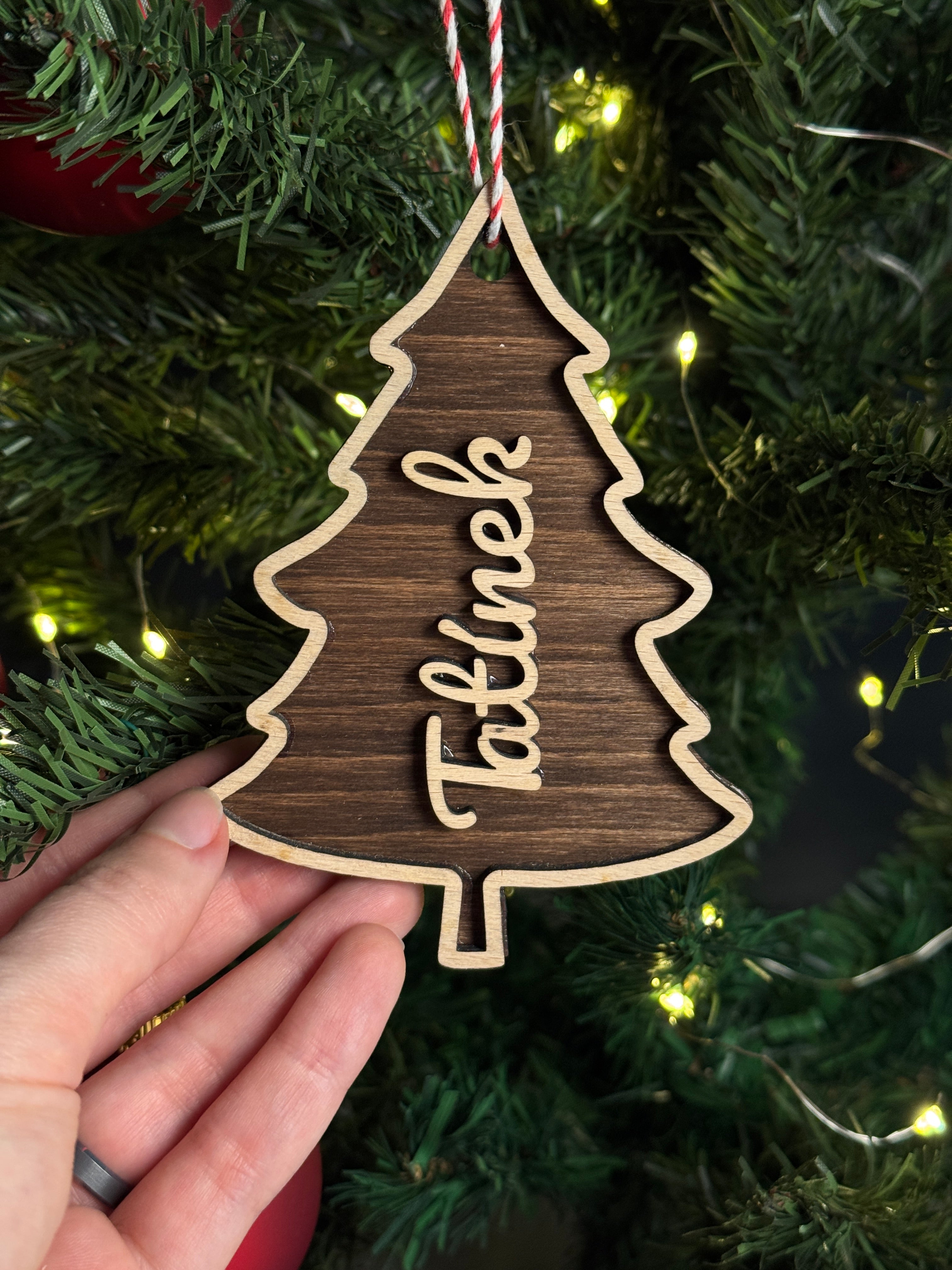 Dřevěná vánoční ozdoba – Tatínek