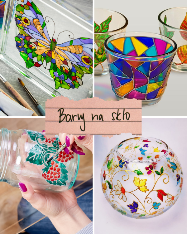 Náhled Pinterest nástěnky – Barvy na sklo