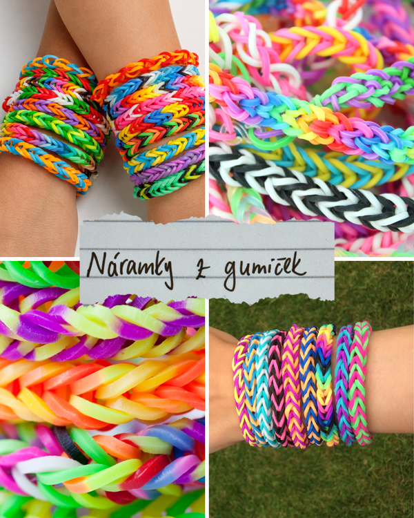 Náhled Pinterest nástěnky – Náramky z gumiček (loom bands)