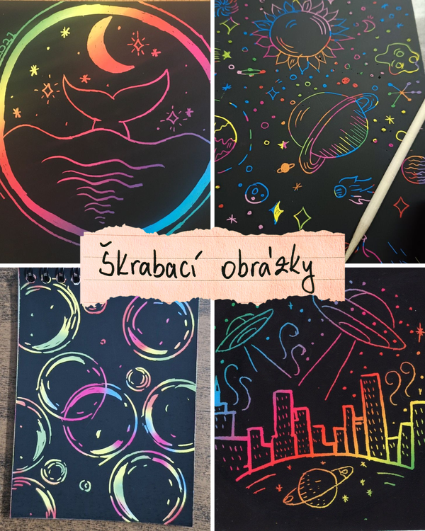 Náhled Pinterest nástěnky – Škrabací obrázky
