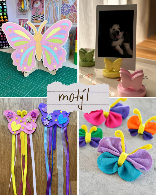 Náhled Pinterest nástěnky – Motýl DIY a tvoření