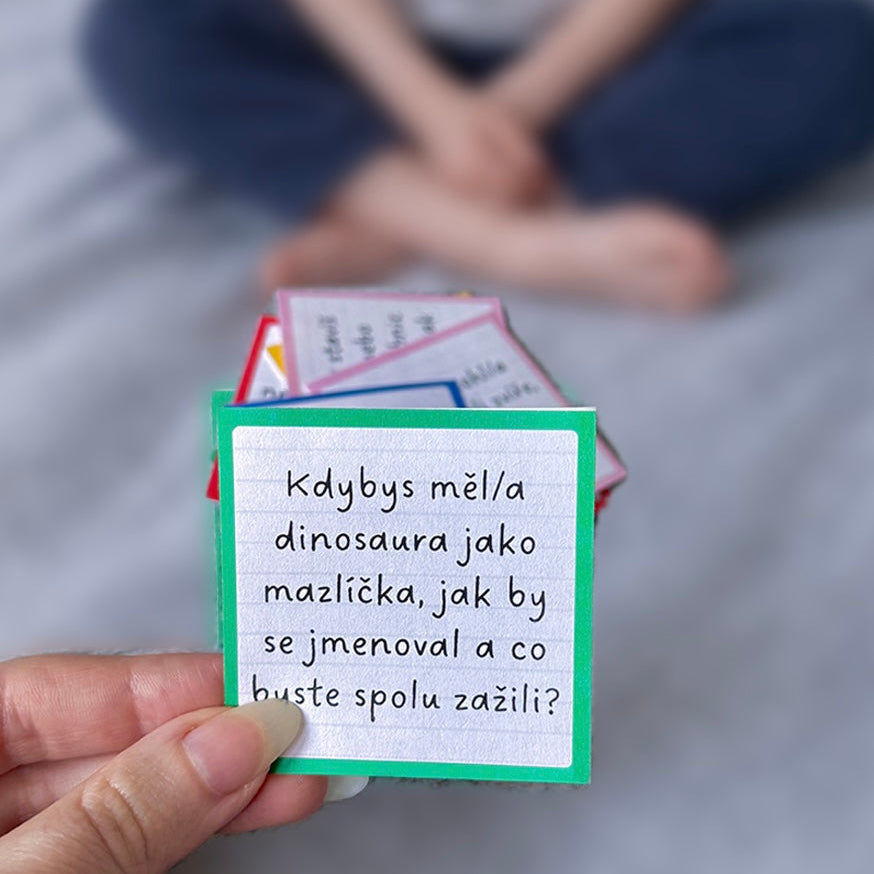 Konverzační kartičky s otázkami pro děti K TISKU