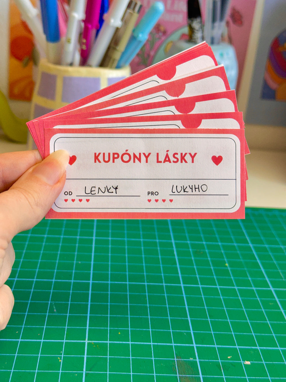 Kupóny lásky K TISKU