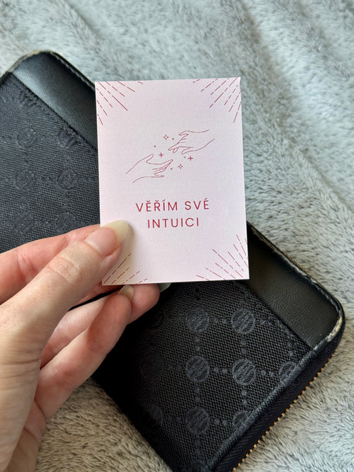 25 Afirmačních kartiček K TISKU