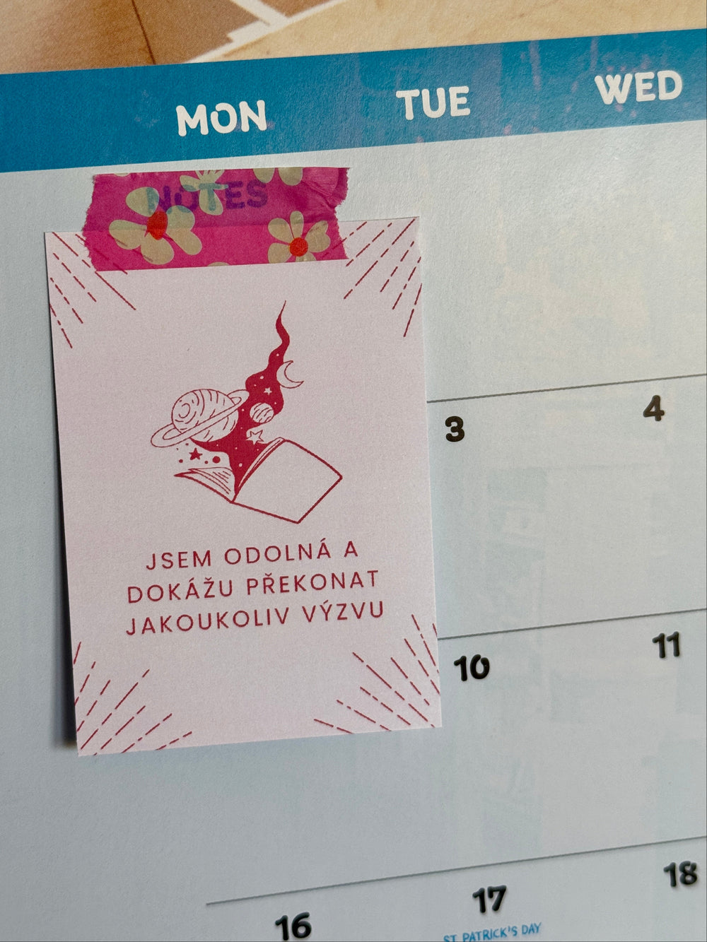 25 Afirmačních kartiček K TISKU