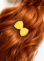 Dřevěná sponka do vlasů – Těstovina Farfalle