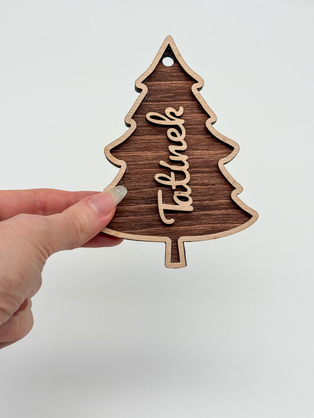 Dřevěná vánoční ozdoba – Tatínek