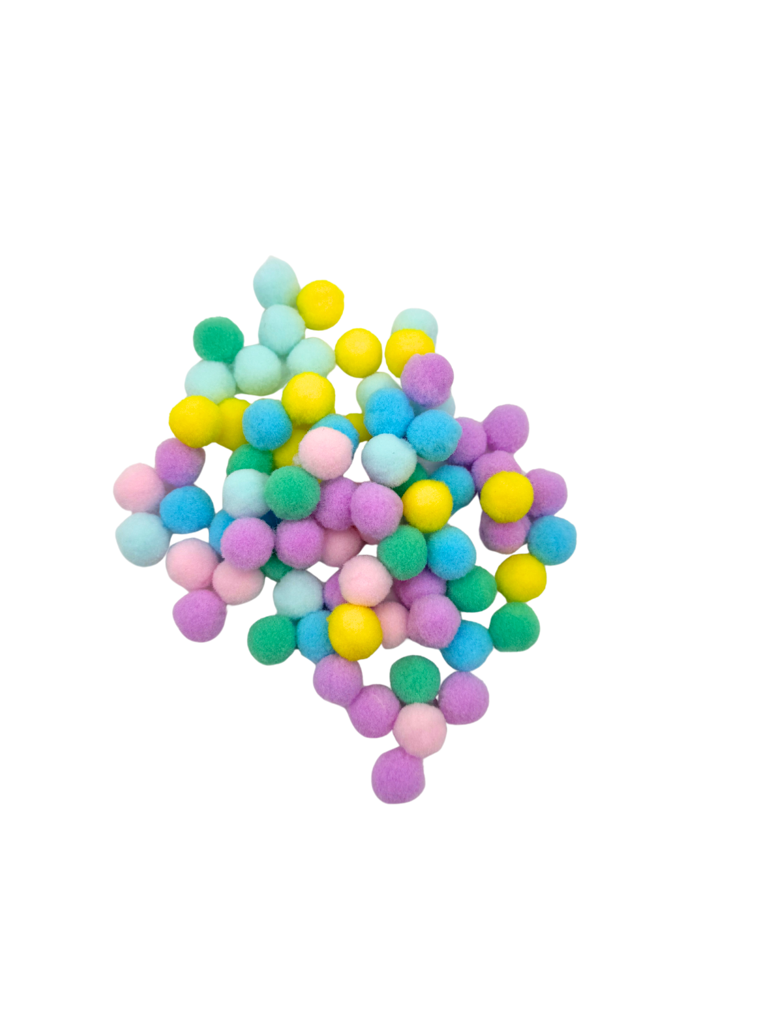 Bambulky pastelové 80 ks