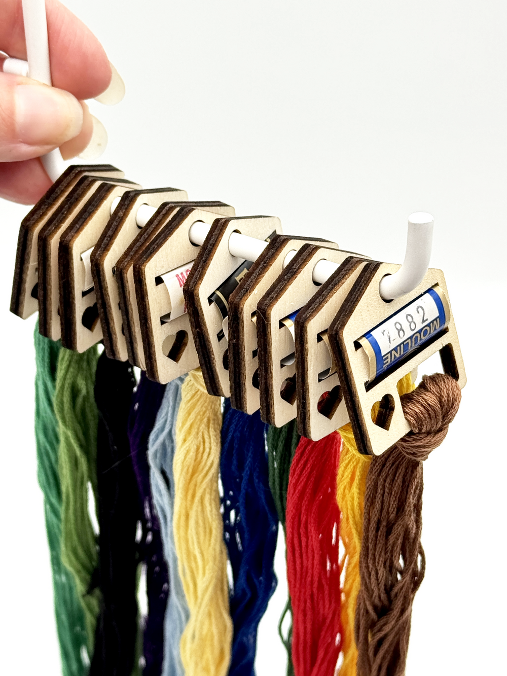 Bavlnkovka – organizér na vyšívací bavlnky 10 ks