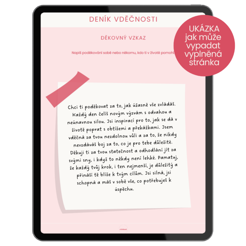 Deník vděčnosti + BONUSY