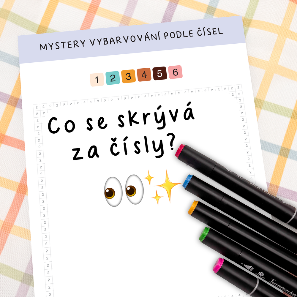 Mystery omalovánka K TISKU – 03