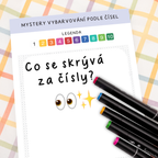 Mystery omalovánka K TISKU – 06