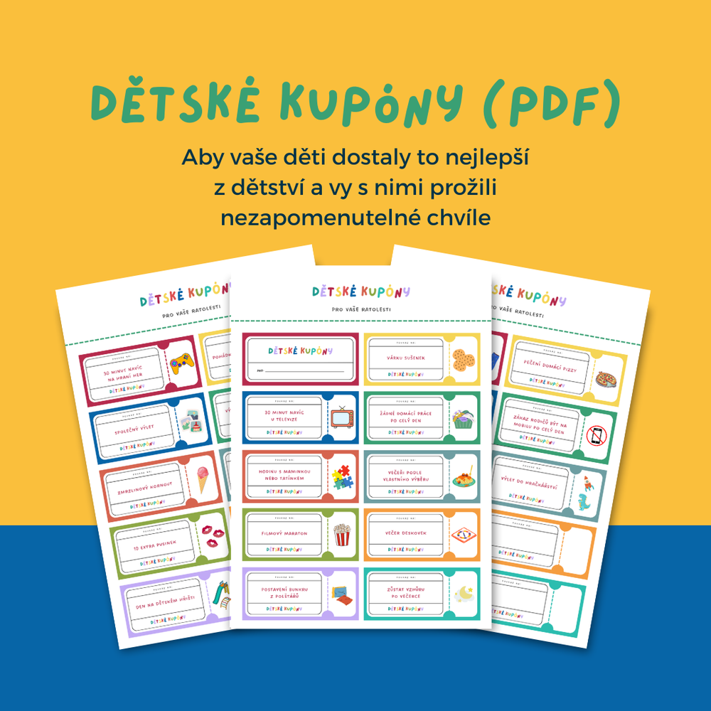Dětské kupóny K TISKU