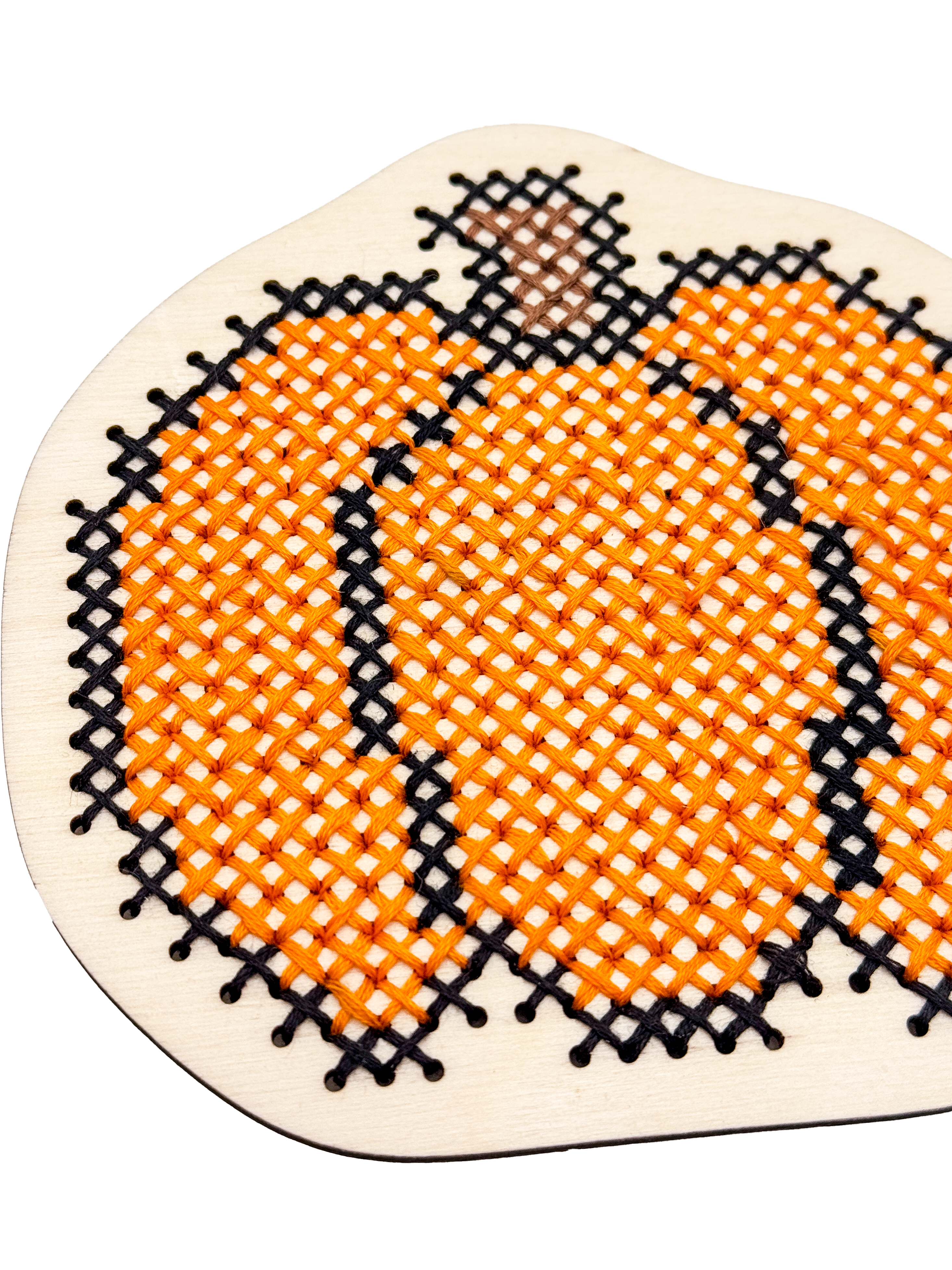 Dřevěná šablona na vyšívání – Dýně