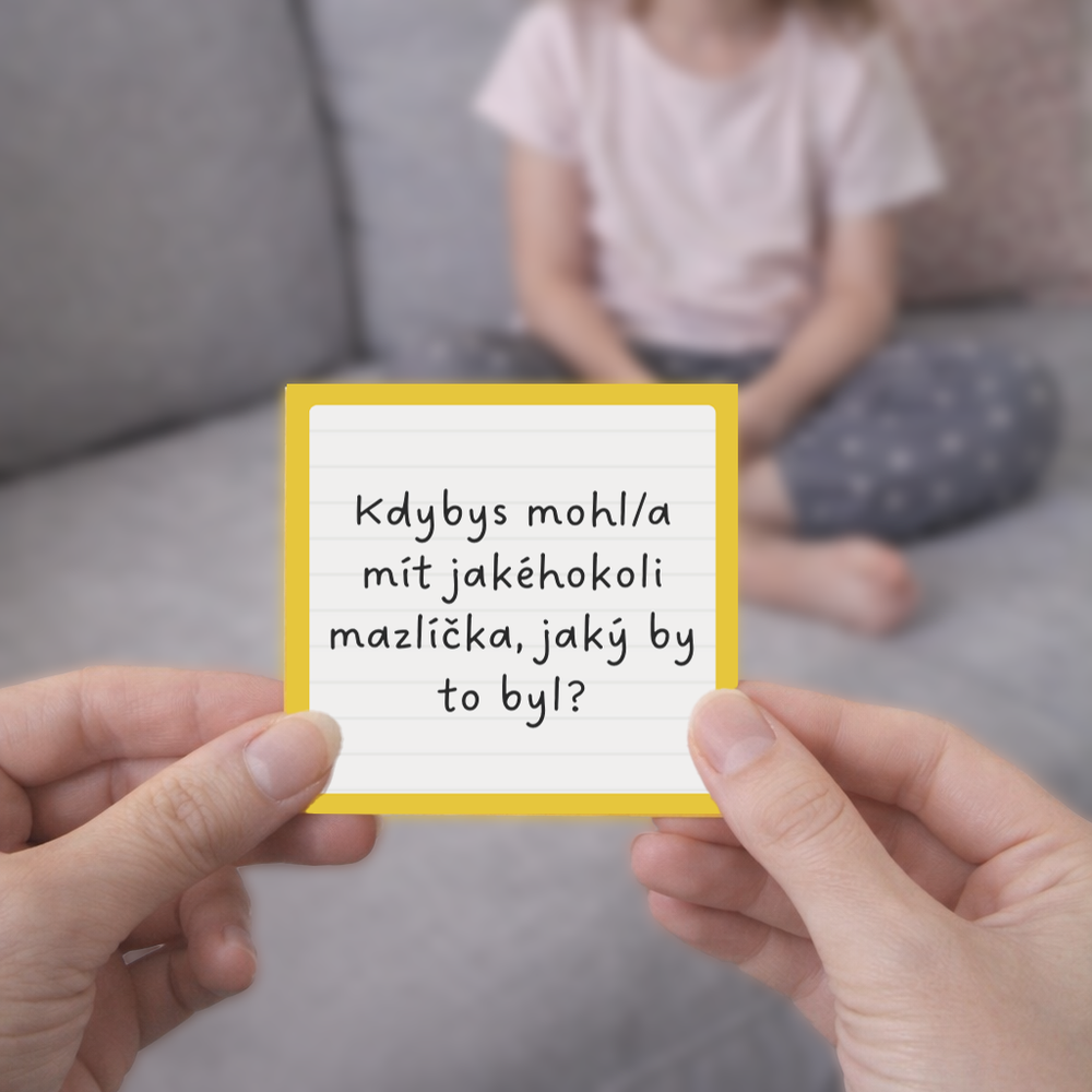 Konverzační kartičky s otázkami pro děti K TISKU