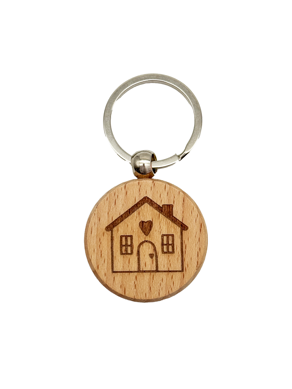 Dřevěná klíčenka – Domeček