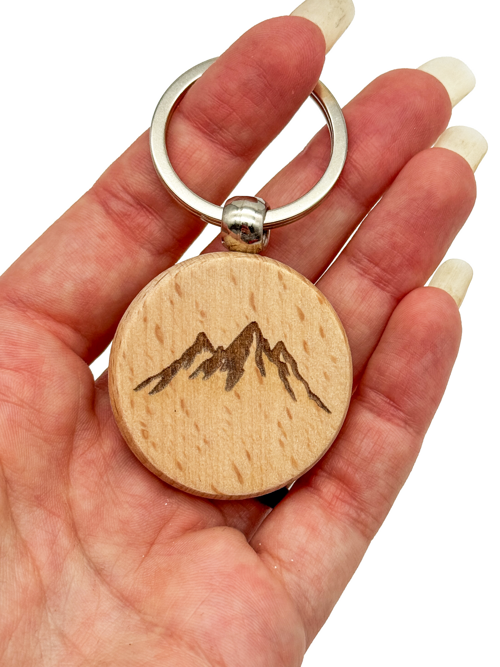 Dřevěná klíčenka – Hory