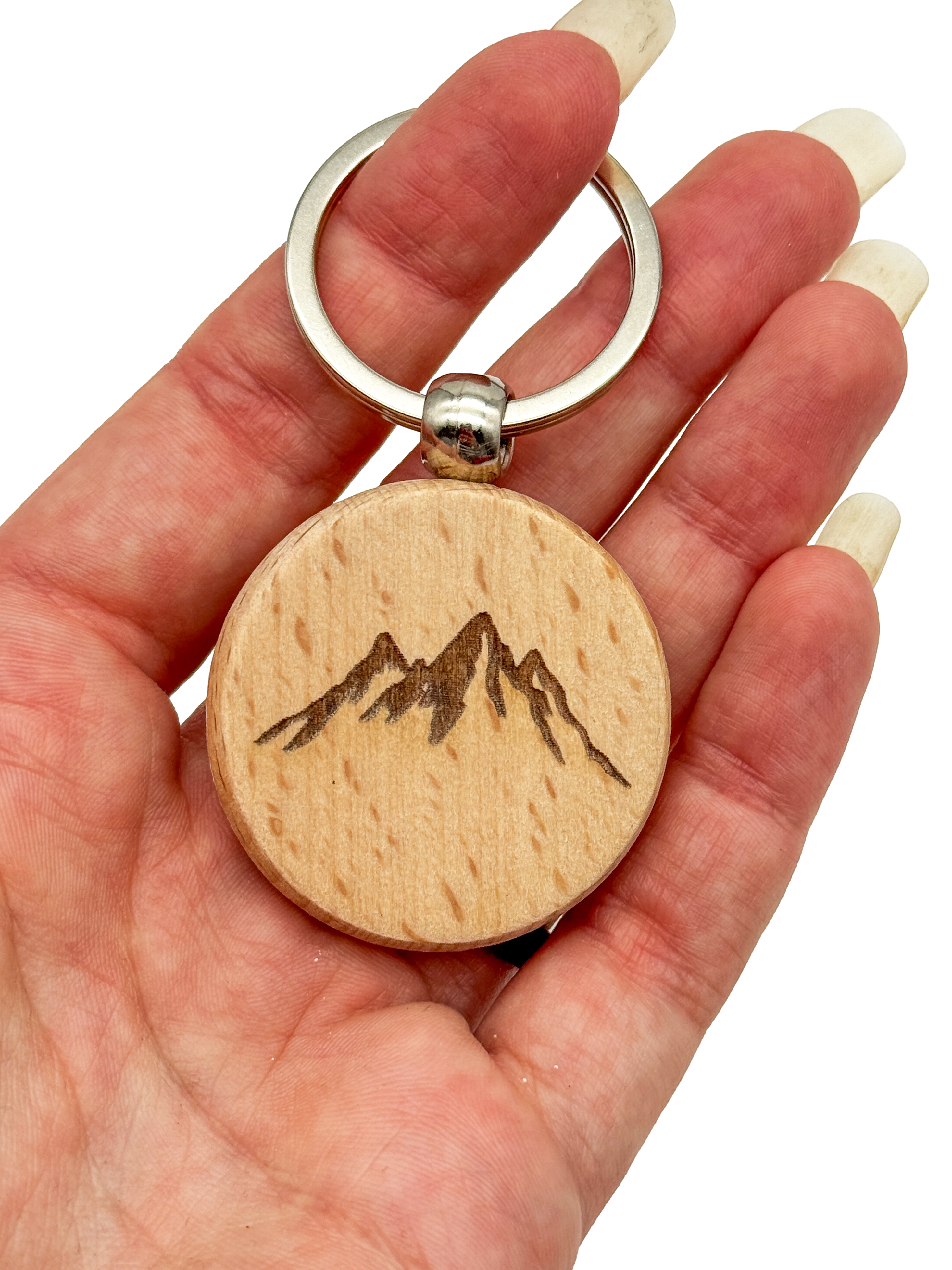 Dřevěná klíčenka – Hory