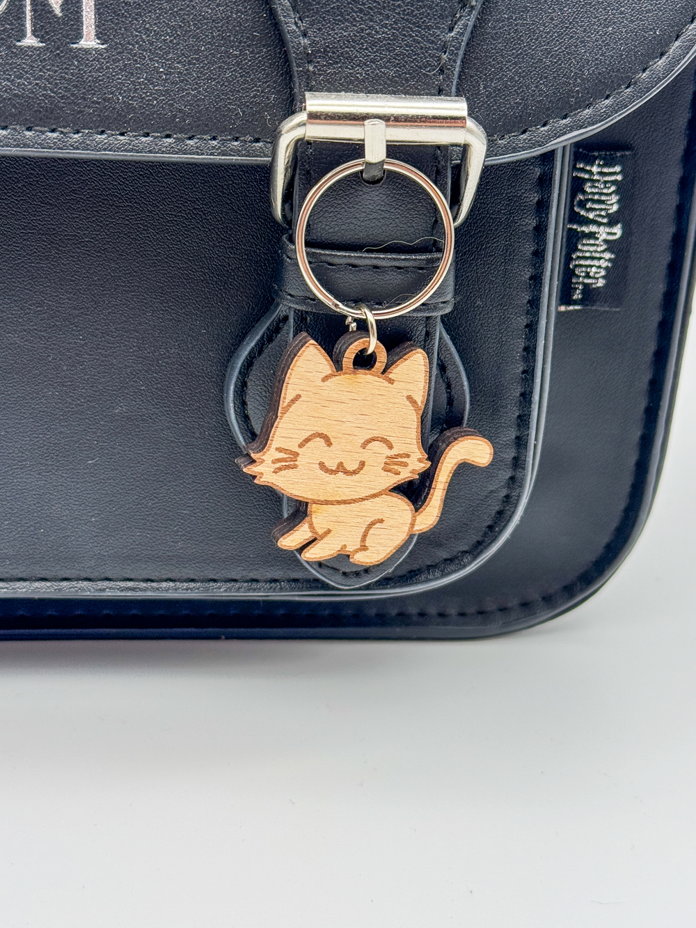 Dřevěná klíčenka – Kočka