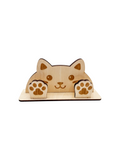 Dřevěný stojánek na brýle – Kočka