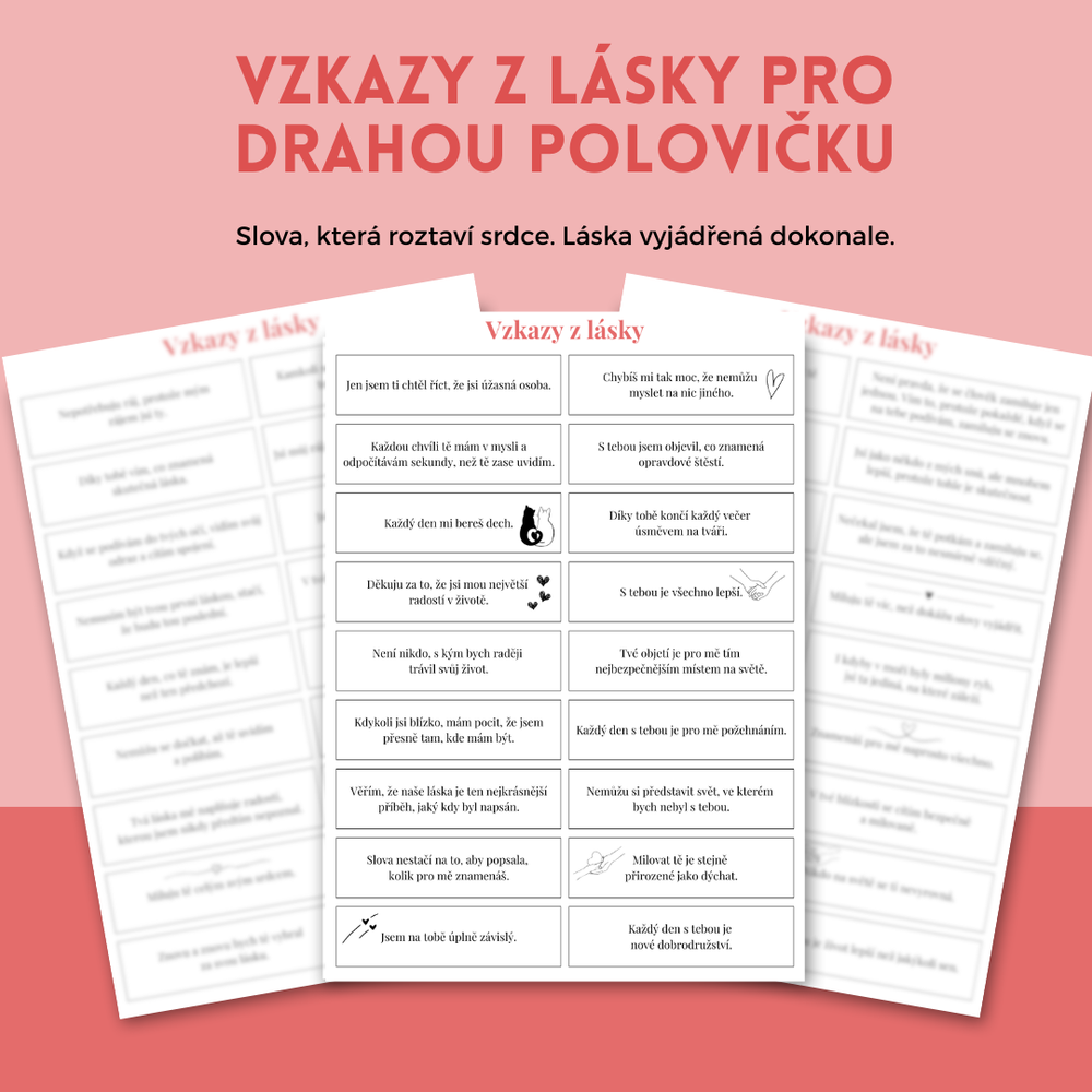 Vzkazy z lásky K TISKU