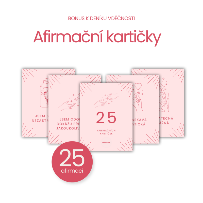 Deník vděčnosti + BONUSY