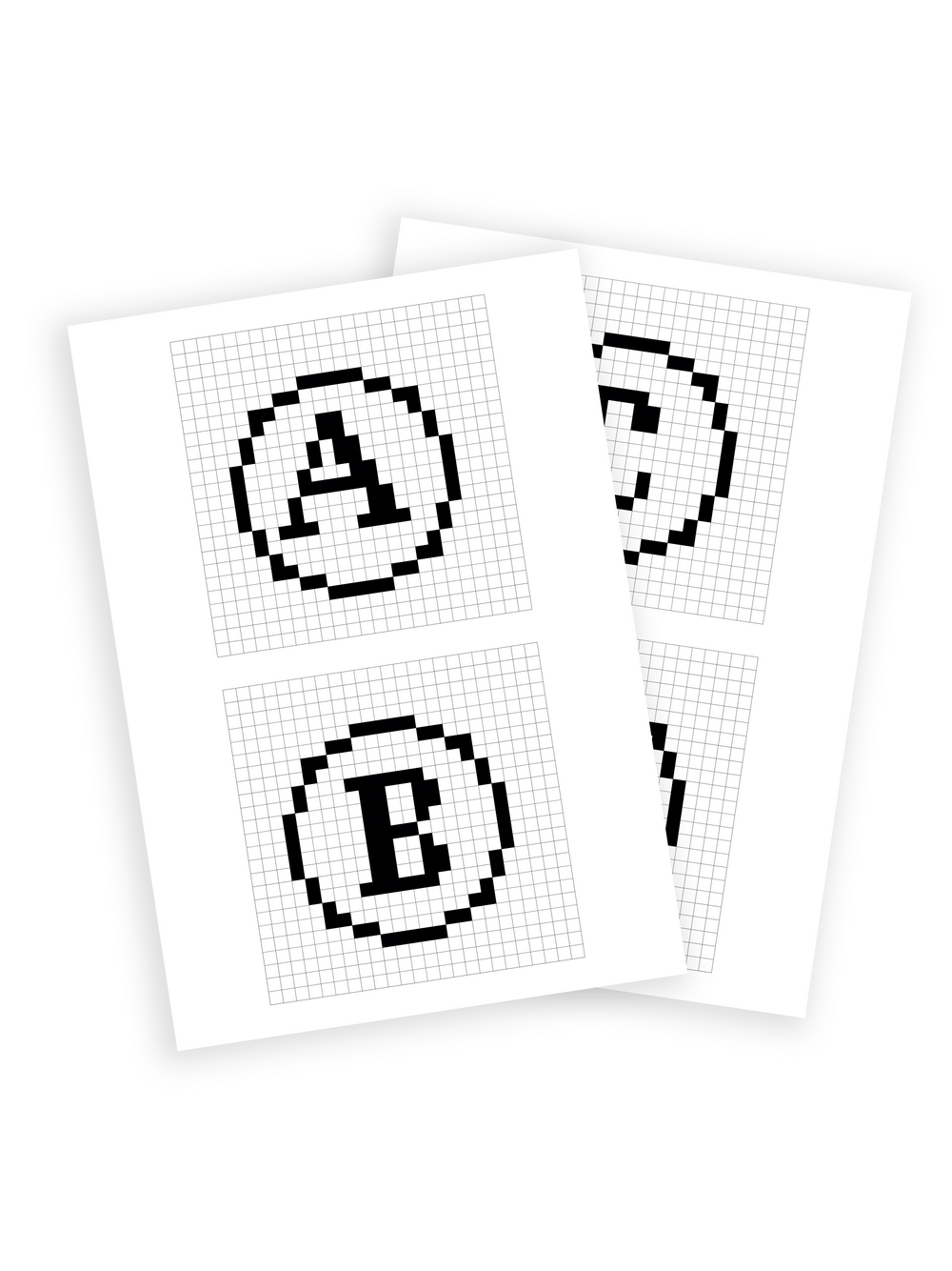 Návod na vyšívání písmen abecedy