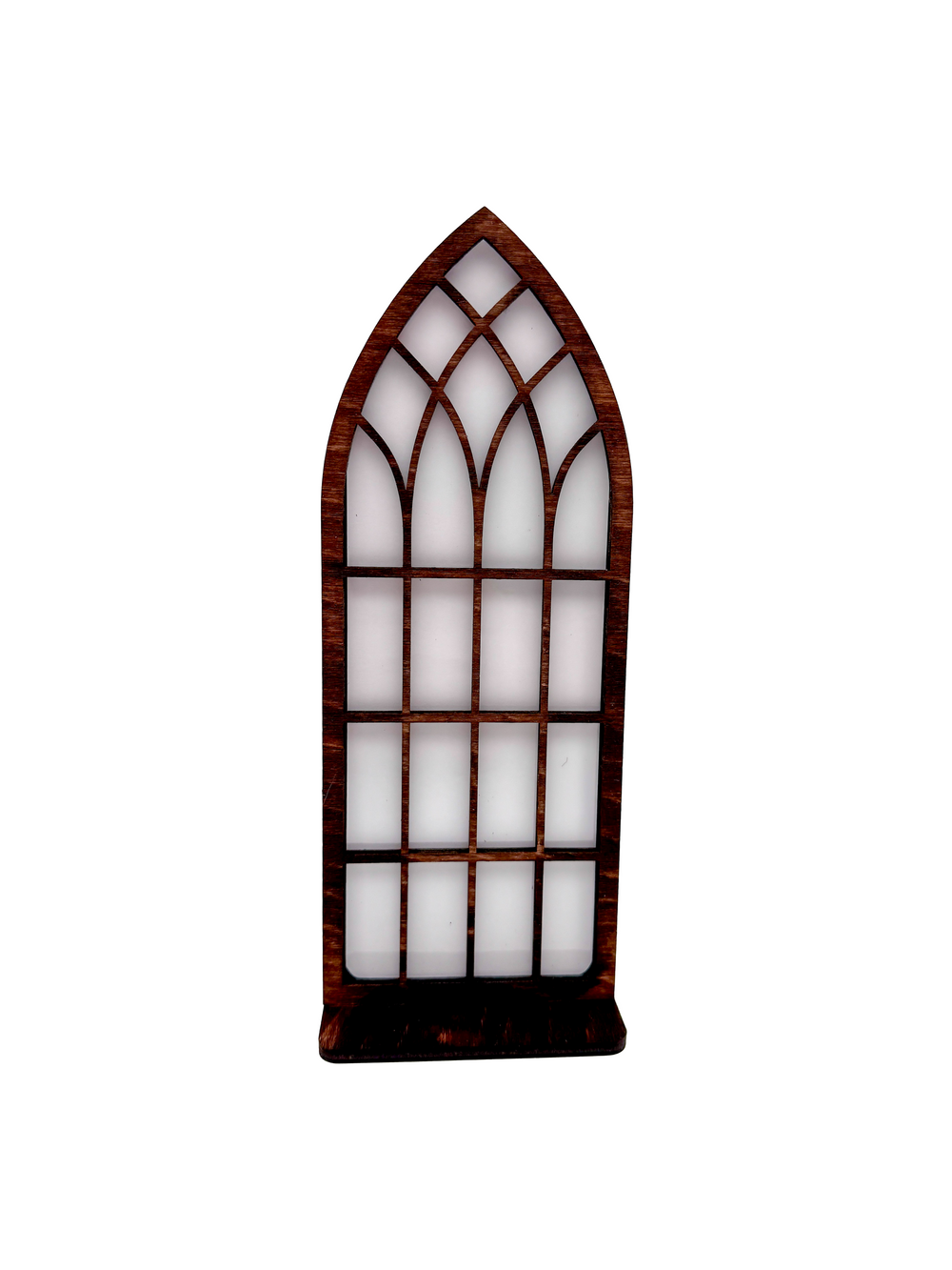 Dřevěné okno mezi knížky