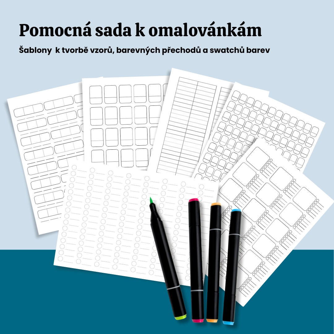 Pomocná sada k omalovánkám