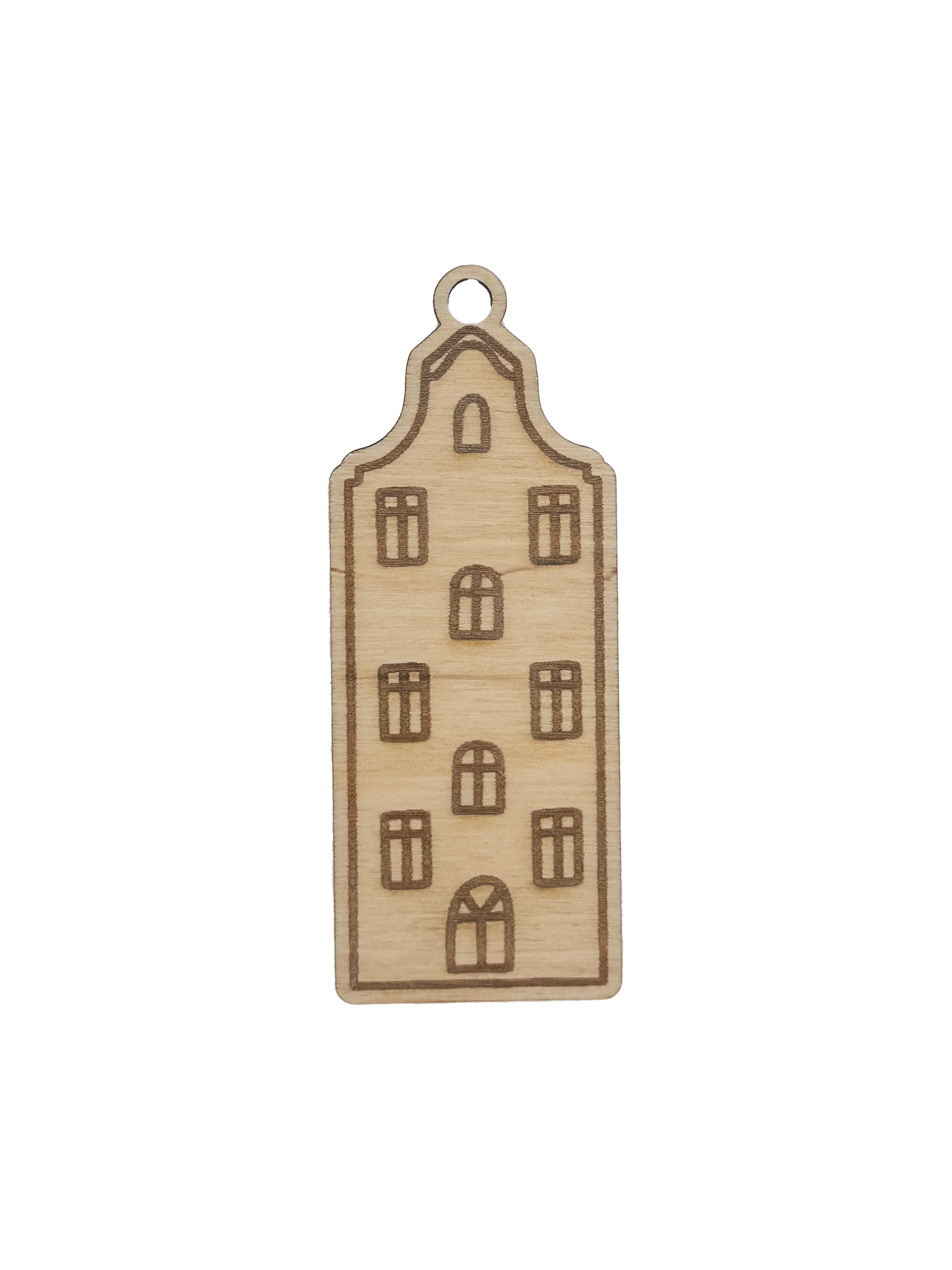 Dřevěná vánoční ozdoba – Domeček 2