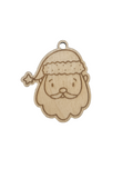 Dřevěná vánoční ozdoba – Santa