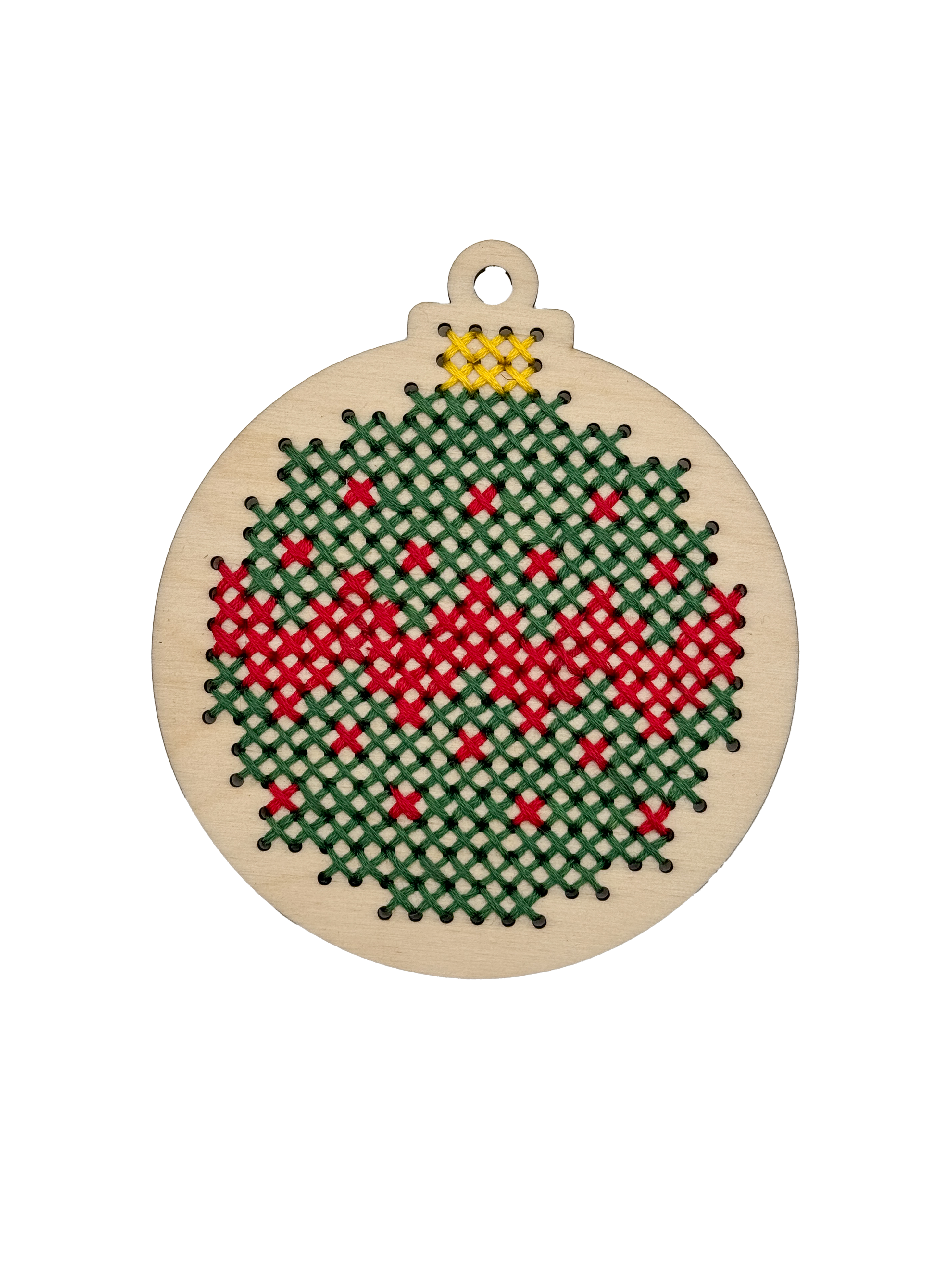 Dřevěná šablona na vyšívání – Baňka 2