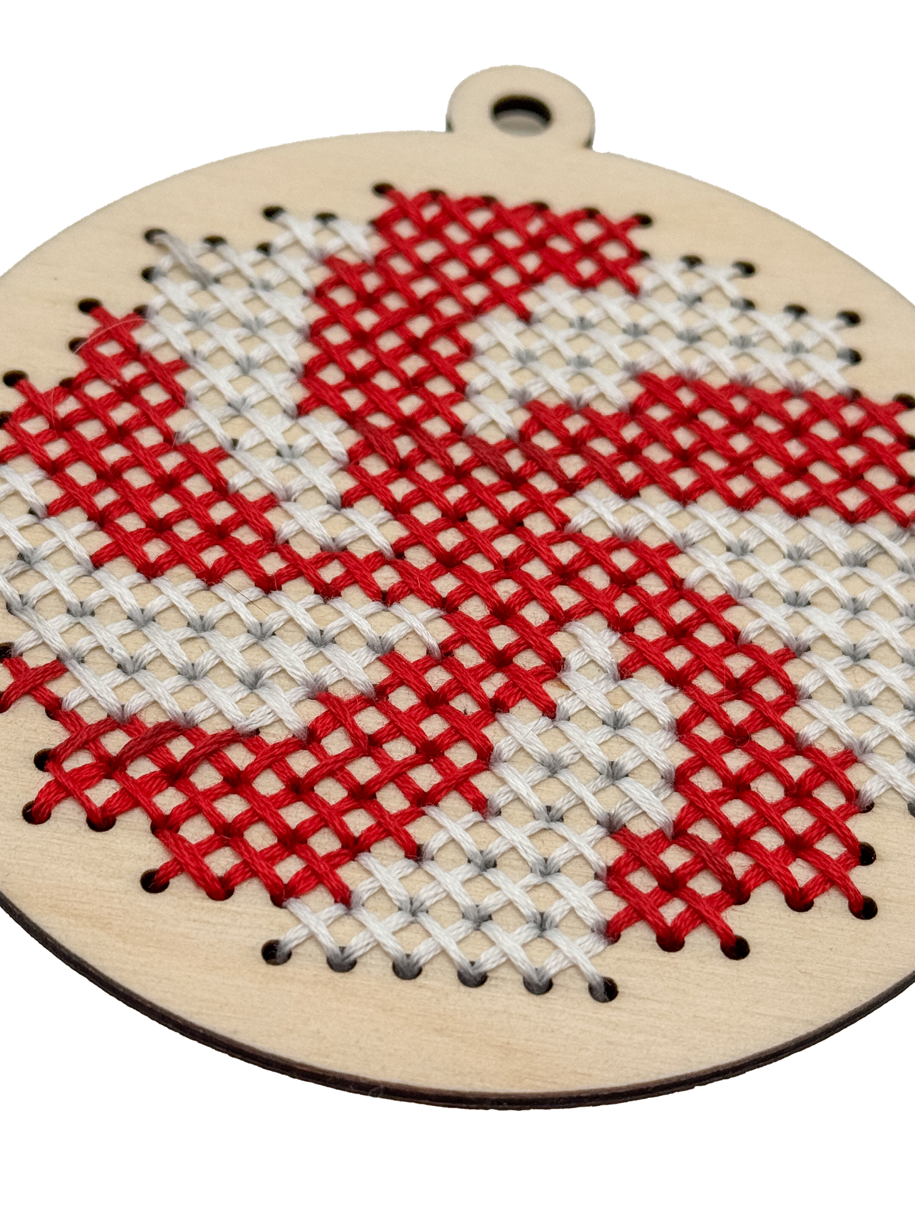 Dřevěná šablona na vyšívání – Baňka 1