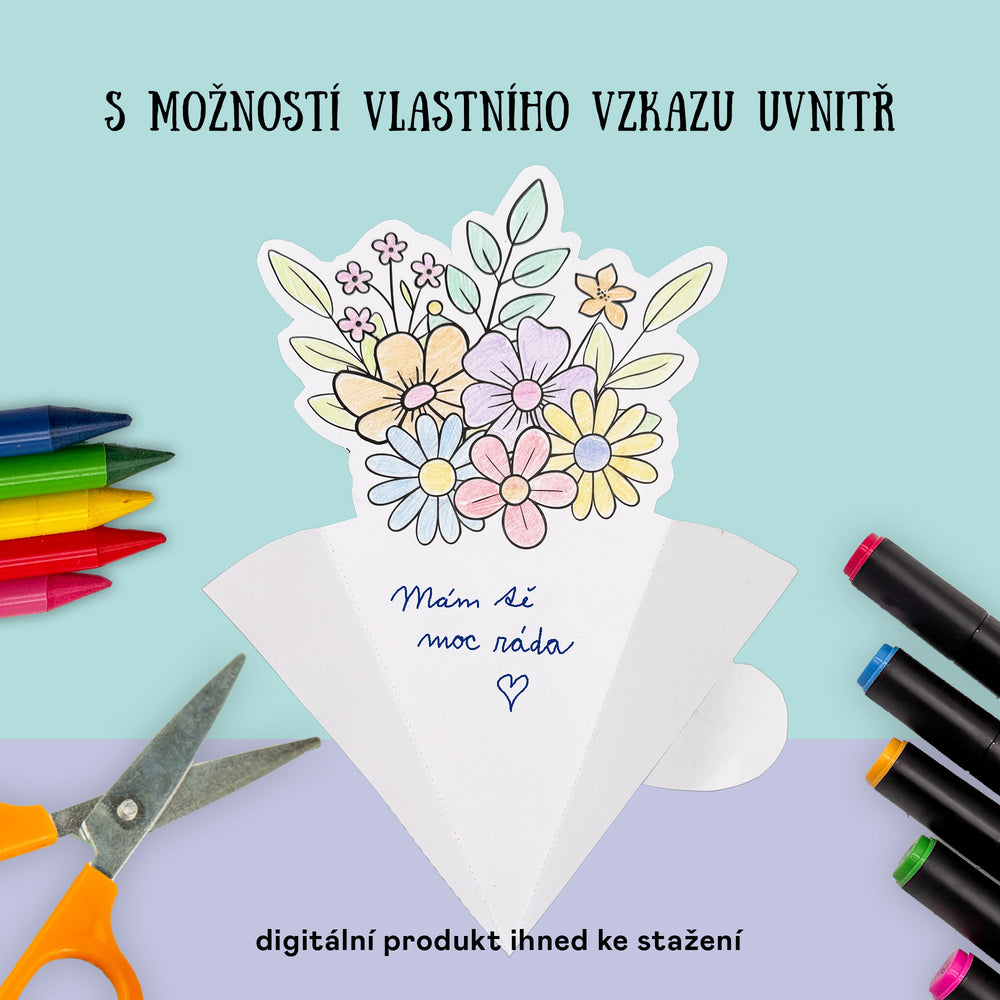 Papírová kytice bez textu K TISKU