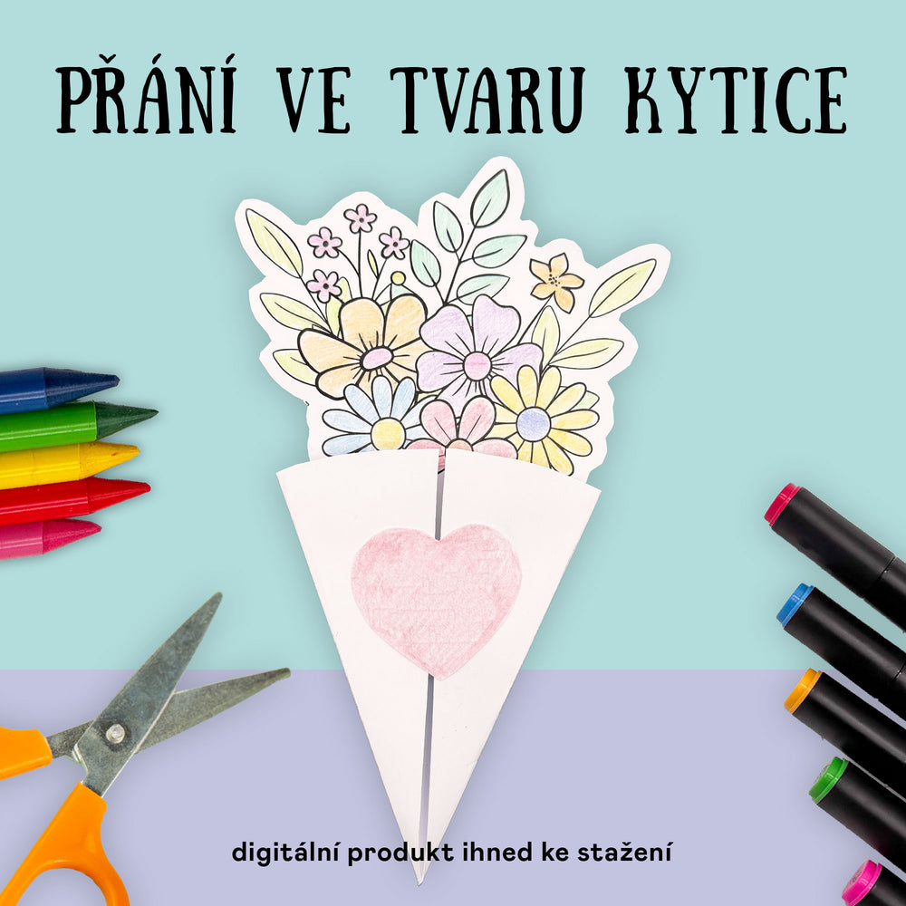 Papírová kytice bez textu K TISKU