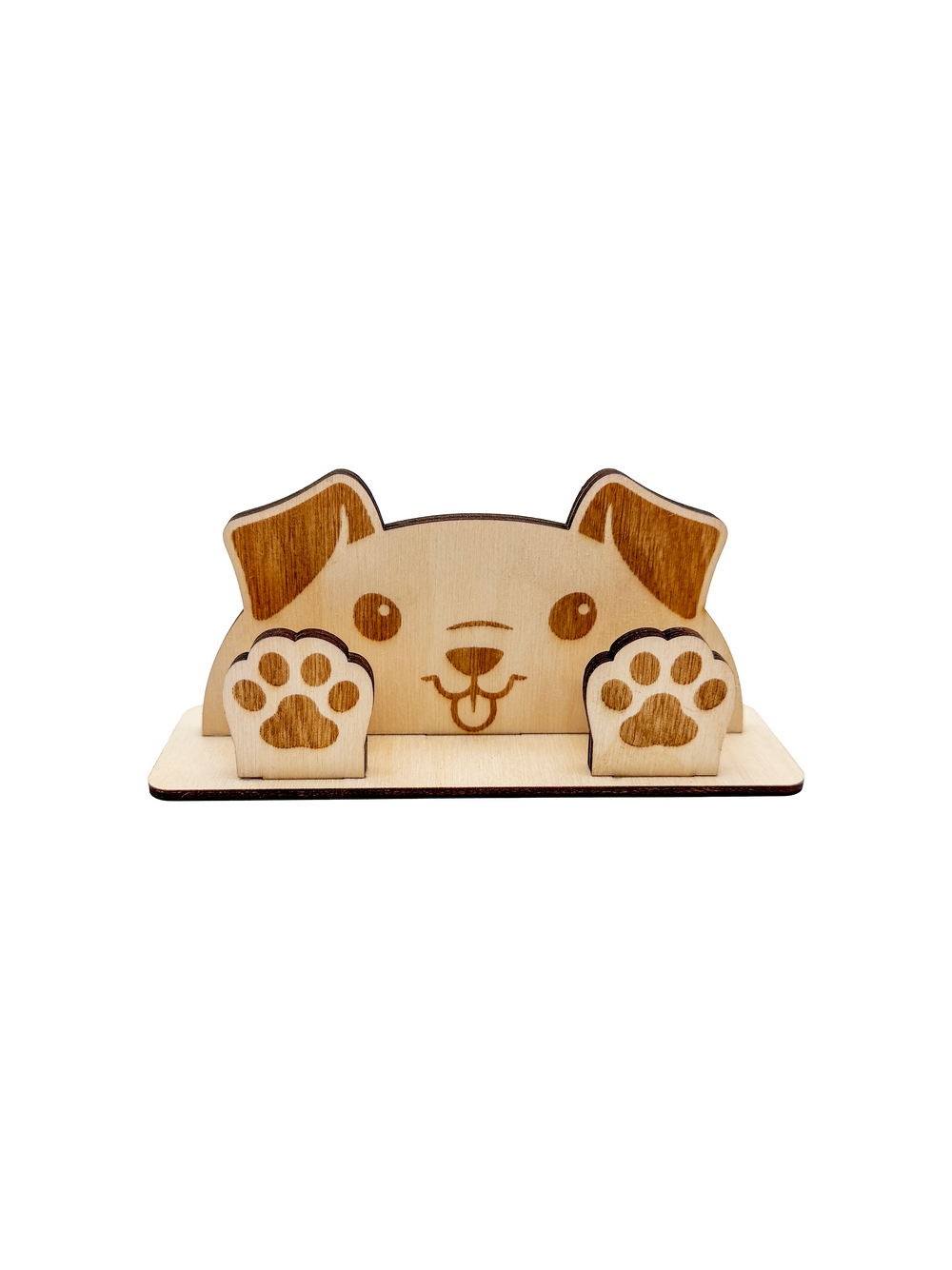 Dřevěný stojánek na brýle – Pes