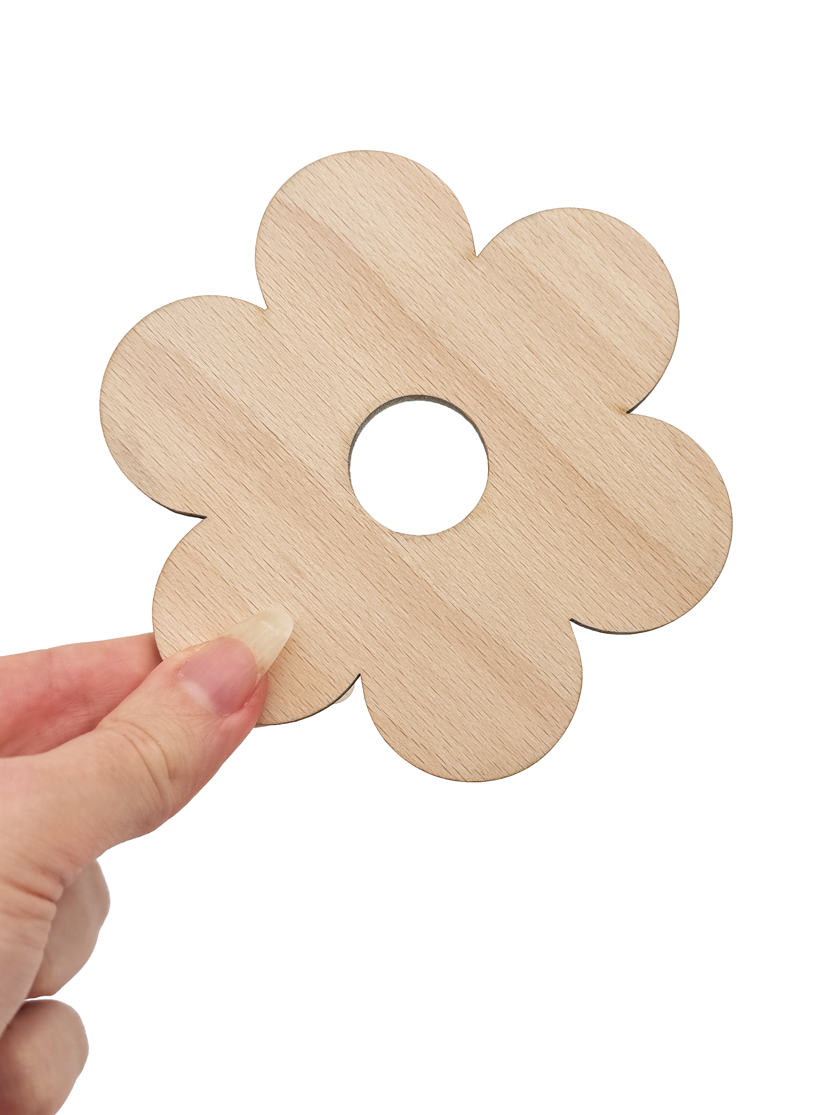 Dřevěný podtácek – Květina