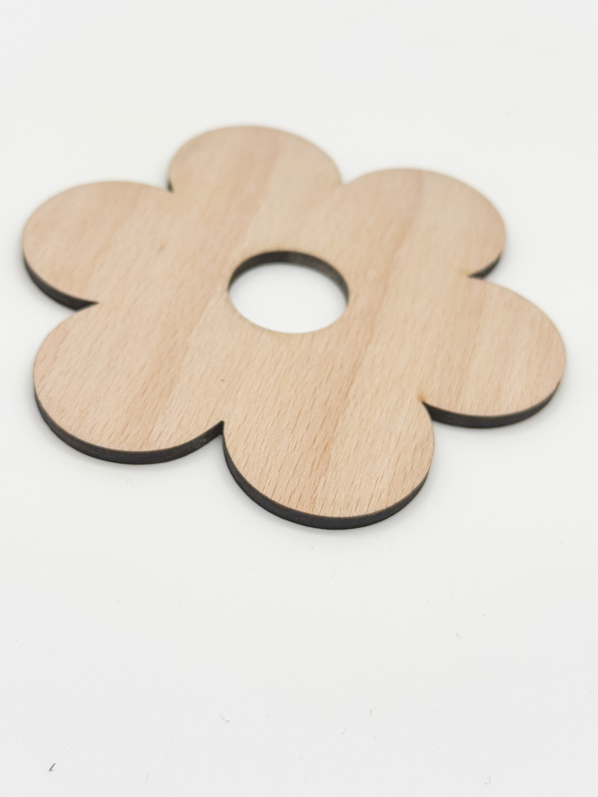 Dřevěný podtácek – Květina