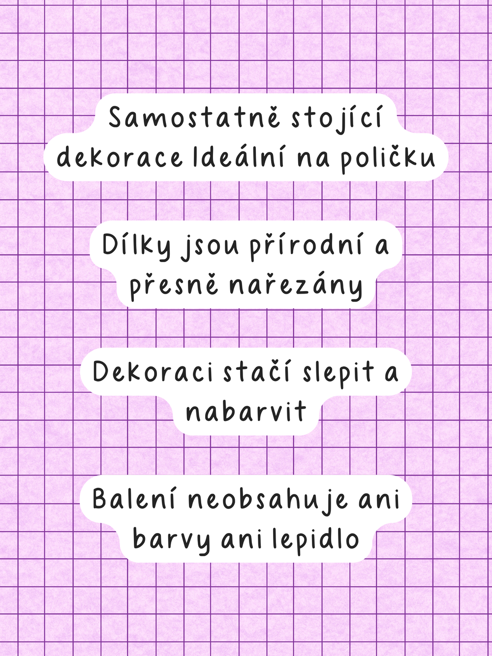 Dřevěná dekorace k dotvoření – Sklenice s očima