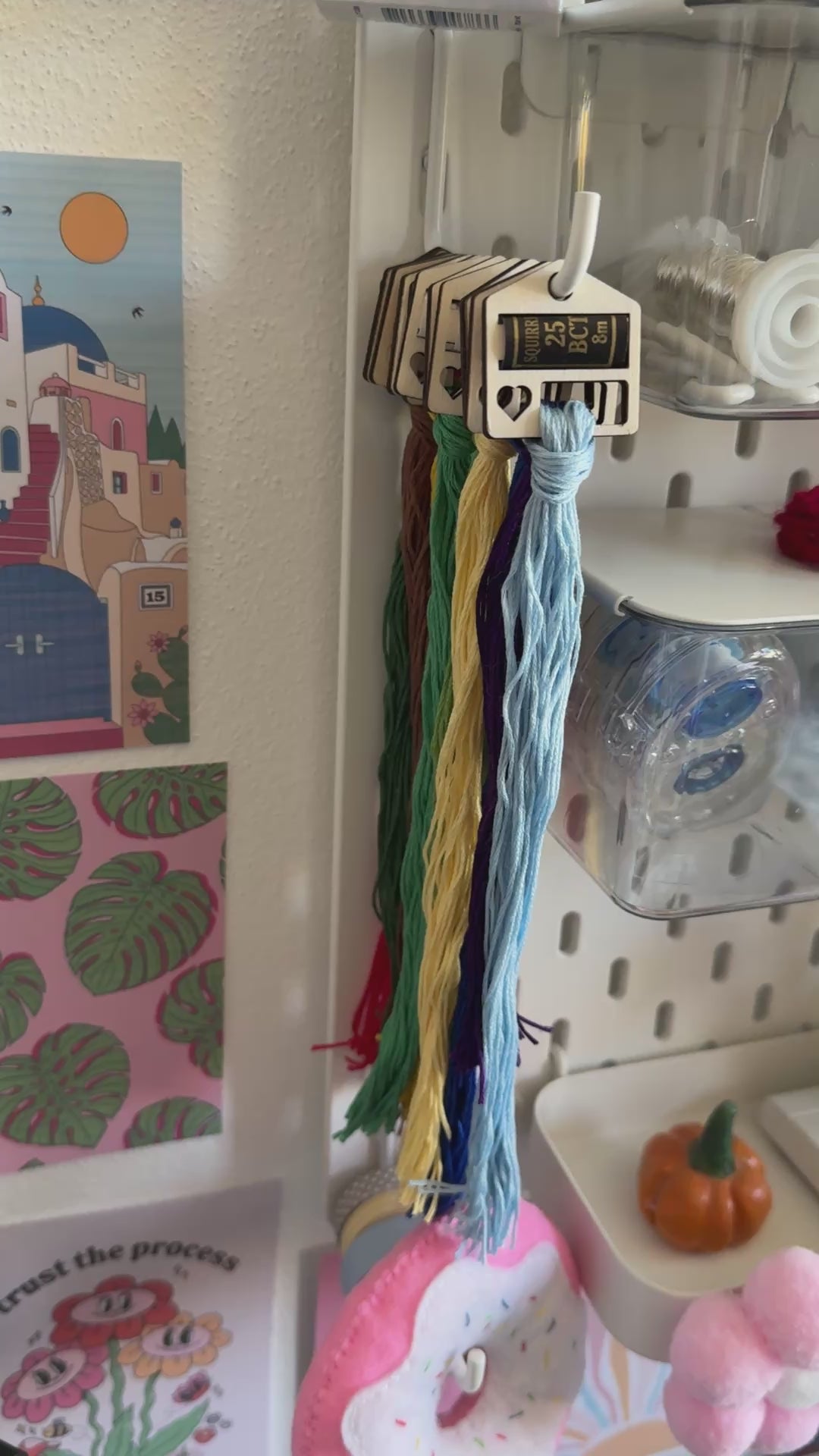 Bavlnkovka – organizér na vyšívací bavlnky 10 ks