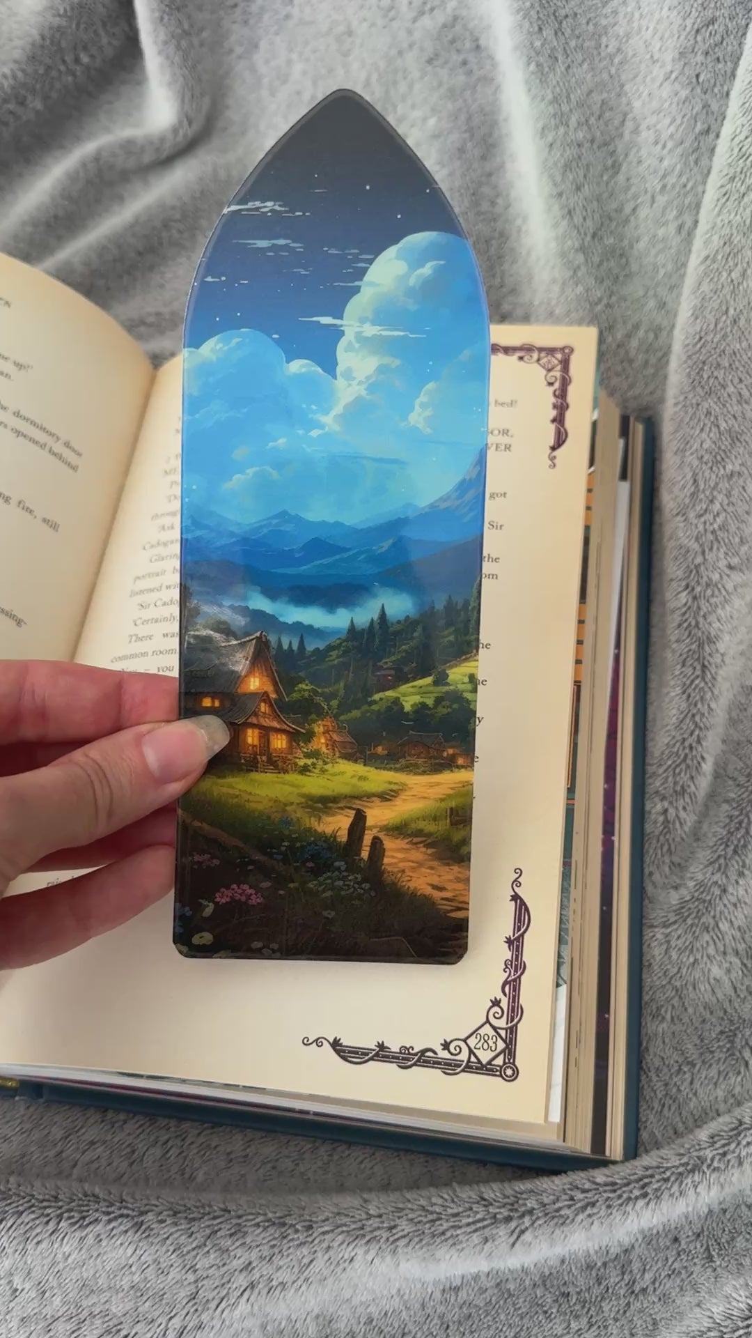 Záložka do knížky – Večer v horách