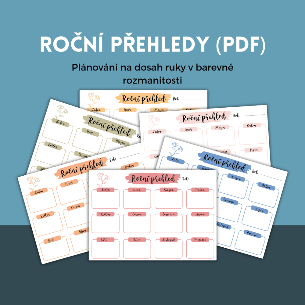 Roční plánovače K TISKU