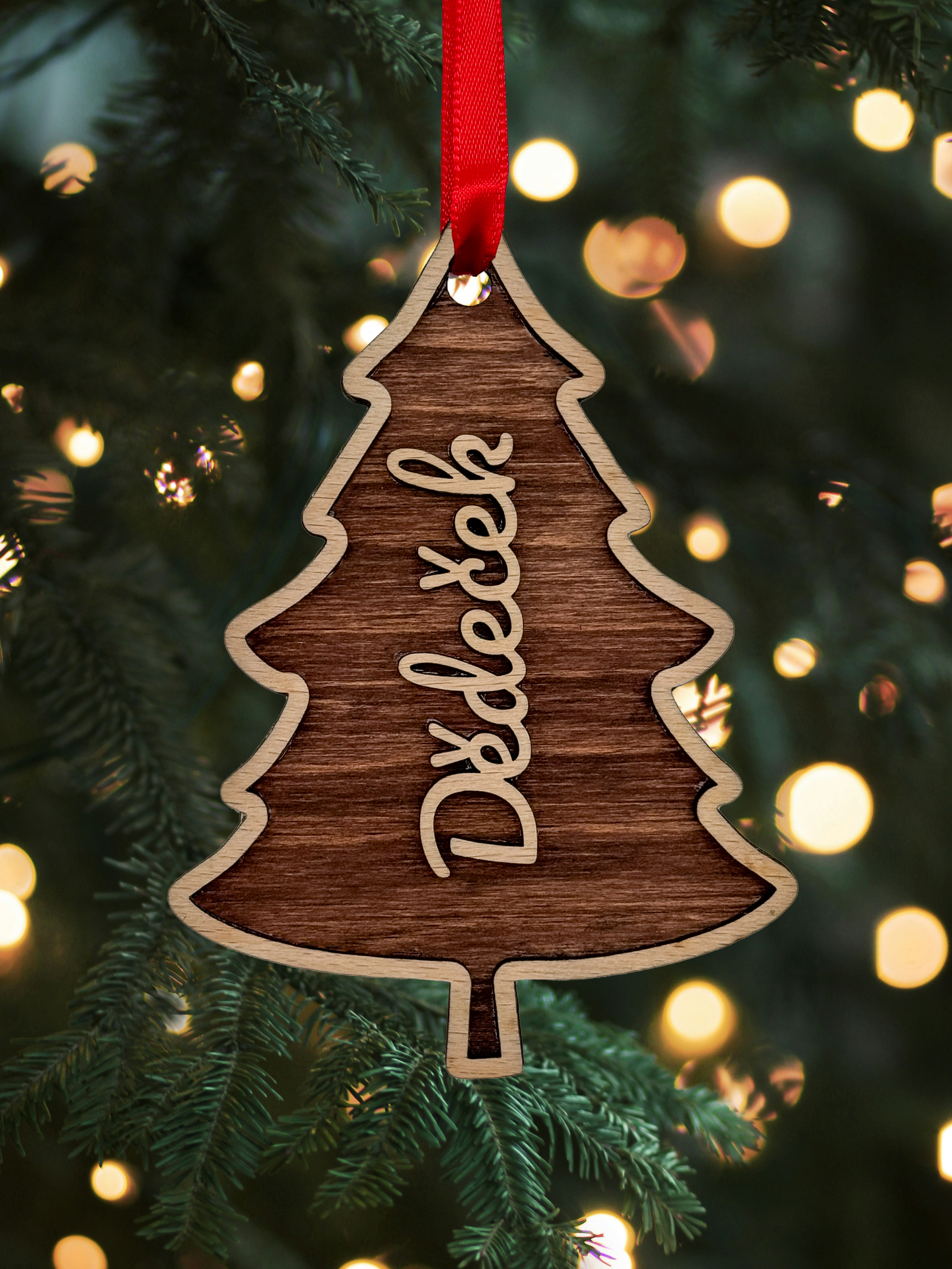 Dřevěná vánoční ozdoba – Dědeček