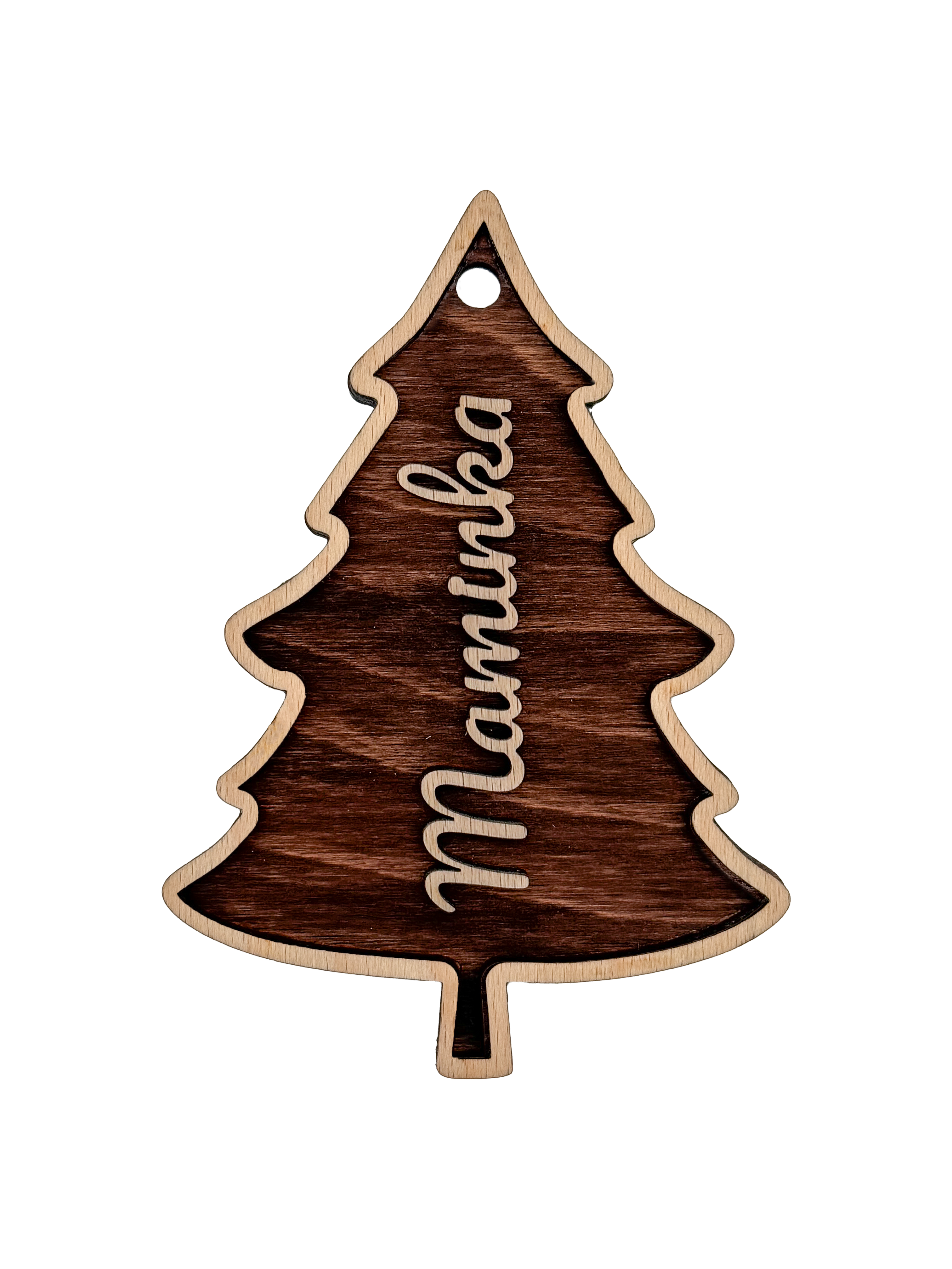 Dřevěná vánoční ozdoba – Maminka