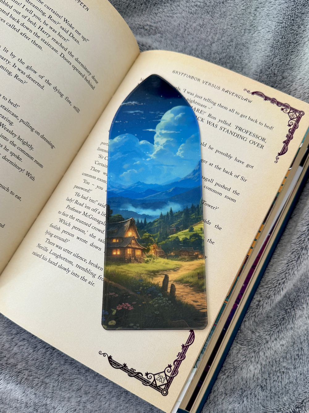 Záložka do knížky – Večer v horách